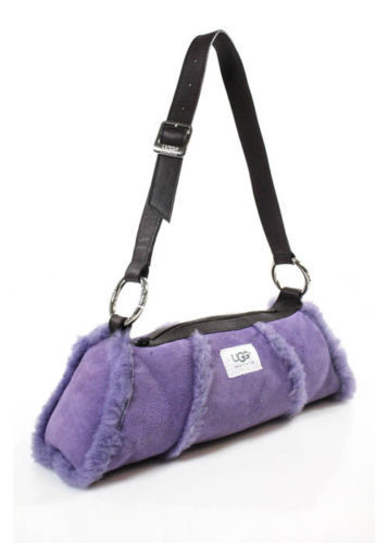 UGG Australia Y2K Suede and Shearling Saddle Shoulder Bag | eBay