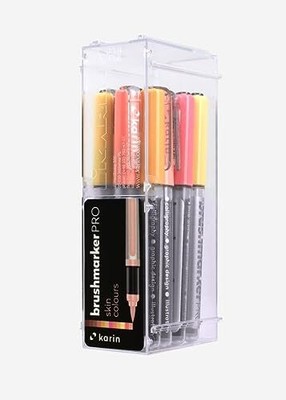 Brushmarker 12 ''Skin colours set,Assorted