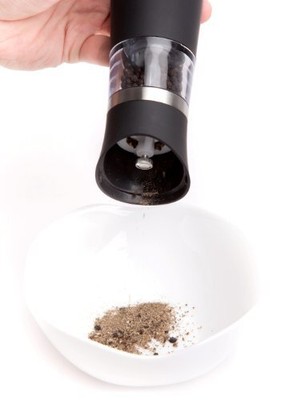 Ozeri Graviti Pro Electric Salt and Pepper Grinder Set, BPA-Free