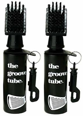 Groove Tube Golf Club Cleaner Clips to Bag Black NEW (2-Pack)