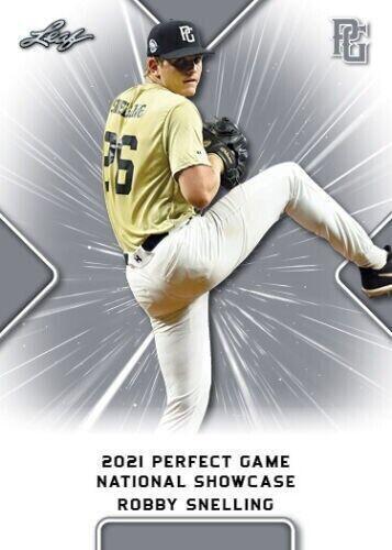 2021 Leaf Perfect Game National Showcase - Robby Snelling #87