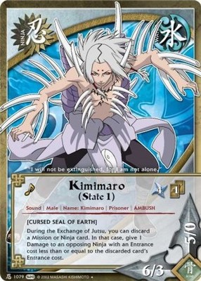 Kimimaro (State 1) (N-1079) - FOIL - Tales of the Gallant Sage - Naruto CCG