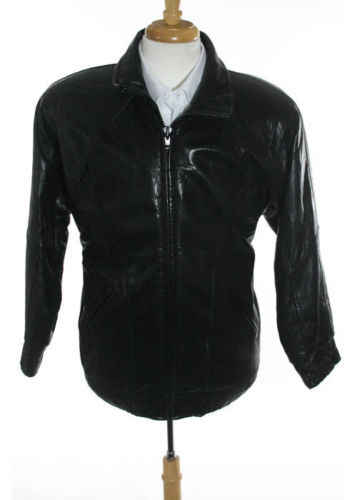 KSUBI Men's Capitol Leather Moto Biker Jacket Black Sz M NWOT