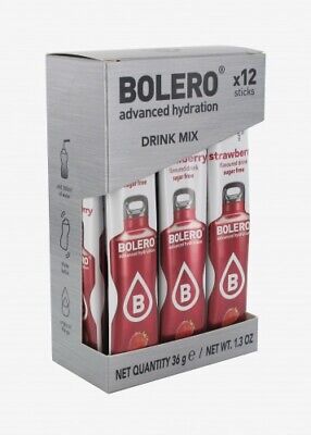Bolero Erdbeere Drink - Instant Getränkepulver - 12 Sticks