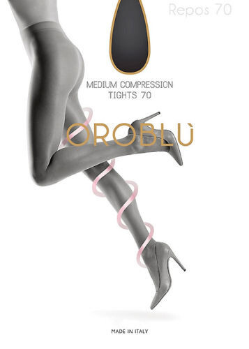 Oroblu Repos 70 Opaque Control Top Support Tights Made In Italy