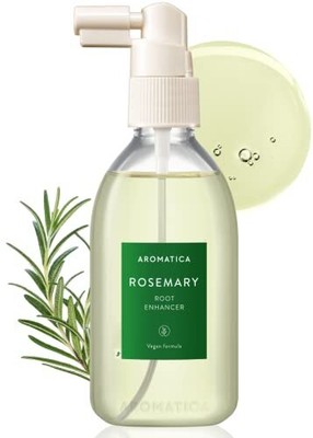 AROMATICA Rosemary Root Enhancer 3.38oz / 100ml   Scalp Nourishing with Food-...