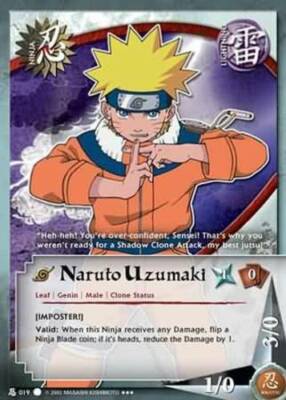 Naruto Uzumaki - Super Rare - N-019 - Super Rare - 1st