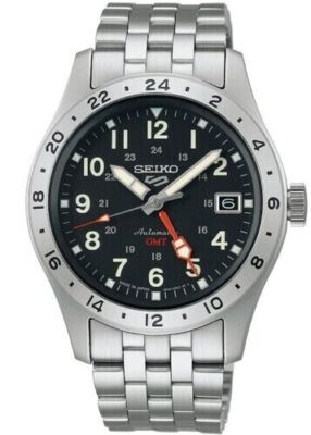 Pre-owned Seiko 5 Sbsc011 / Ssk023 Field Sports Gmt Mechanical Automatic Watch Usus