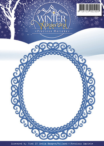 Stanzschablone - Precious Marieke - Winter Wonderland - Wondrous Rahmen