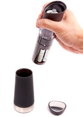 Ozeri Graviti Pro Electric Salt and Pepper Grinder Set, BPA-Free