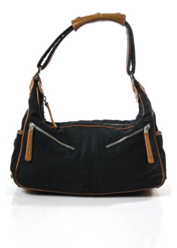 【関税＆送料込み】Tod'S Black Shoulder Bag With Two Top Ha 関税＆送料込み】Tod'S Black Shoulder Bag With Two Top Ha