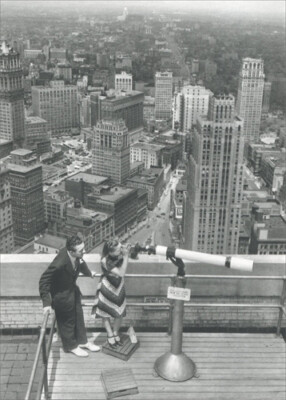 Penobscot Observation Deck - Avanti Historic Detroit Blank Card by Avanti Press