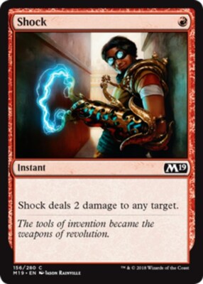 Shock x1 NM Magic the Gathering 1x Magic 2019 mtg card
