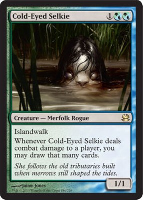 Cold-Eyed Selkie-[Modern Masters]-Lightly Played, English-1-Regular-MTG