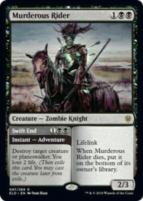 4x Murderous Rider - Throne of Eldraine - MTG Magic the Gathering - Near Mint