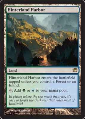 MTG Hinterland Harbor, Innistrad, Heavily Played, English