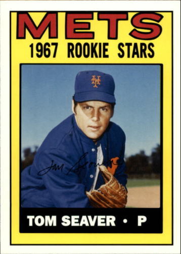 Tom Seaver 1/1 Game Used Bat Barrel Mets Baseball Card 2015