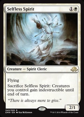 Selfless Spirit - Foil NM, English MTG Eldritch moon