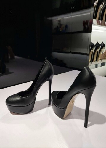 GIARO GIARO PUMPS HERREN DAMEN KIKI SCHWARZ MATT EUR 46, 45, 44, 43, 42, 41, 40, 39