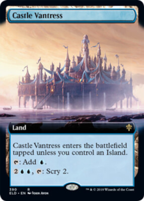 [1x] Castle Vantress - Foil - Extended Art Near Mint, English Extended Art MTG M