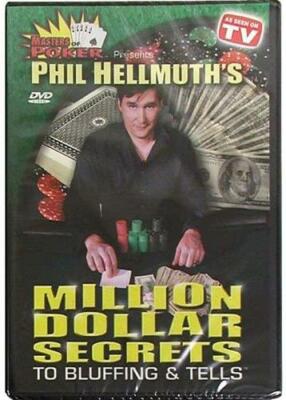 Phil Hellmuth's Million Dollar Online Poker Secrets (DVD, 2004) NEW