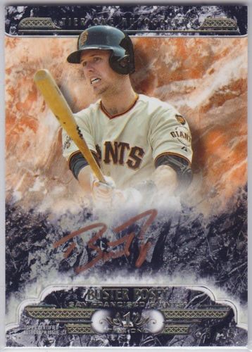 BUSTER POSEY 2009 Tristar Official Autograph Auto Rookie Card RC