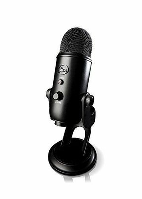 Blue Microphones Yeti USB-Mikrofon schwarz Elektronik PC Audio Musikinstrument 