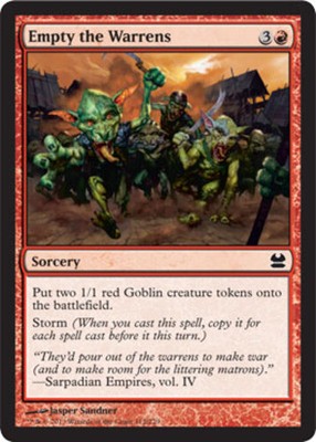 MTG | Empty the Warrens | 112/229 | (NM) | Modern Masters 