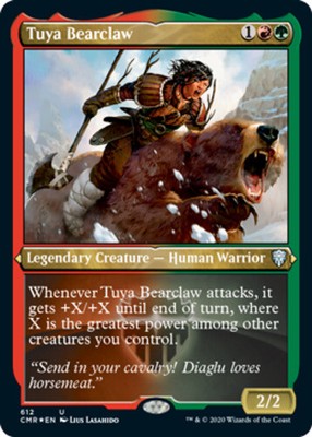 4x Tuya Bearclaw - Foil Etched NM-Mint, English Commander Legends MTG Magic