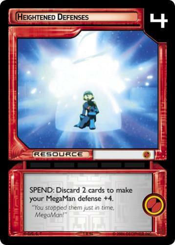 Mega Man TCG Heightened Defenses 1 R 94 Foil Rare