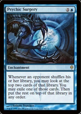 MTG Psychic Surgery - Foil, New Phyrexia, Lightly Played, English