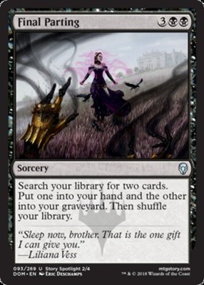 Final Parting - Foil x1 MTG Dominaria Lightly Played, English