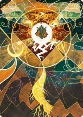 Lightning Bolt Art Card-[Art Series: Strixhaven]-Lightly Played, English-1-Regul