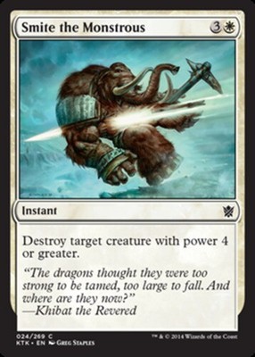 4x Smite the Monstrous MTG Khans of Tarkir NM Magic Regular
