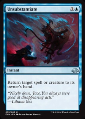 Unsubstantiate 1x FOIL EMN MTG Eldritch Moon Uncommon MINT blue Unsubstantiate 1x FOIL EMN MTG Eldritch Moon Uncommon MINT blue