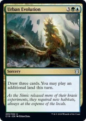 4 x Urban Evolution (205/302) - Commander 2019 - Uncommon