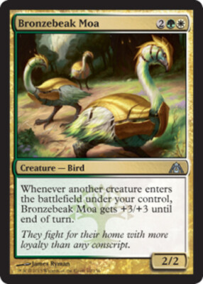 Bronzebeak Moa Light Play, English Magic the Gathering MTG Dragon's Maze