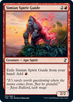 Simian Spirit Guide Light Play, English Magic the Gathering MTG Time Spiral Rema