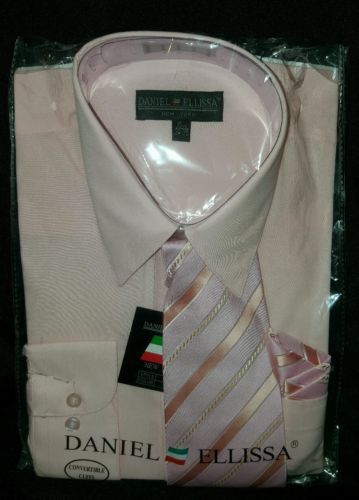 023031● Christian Dior MONSIEUR ピーチスキン Men's Christian Dior Monsieur Dress Shirt 15 1/2, 32-33 Deep