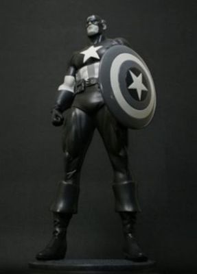 CAPTAIN AMERICA NEWSREEL STATUE BY BOWEN DESIGNS, SCULPTED BY RANDY BOWEN