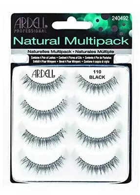 Ardell Natural Multipack 110 Black, 4 Pairs x 1 Pack 