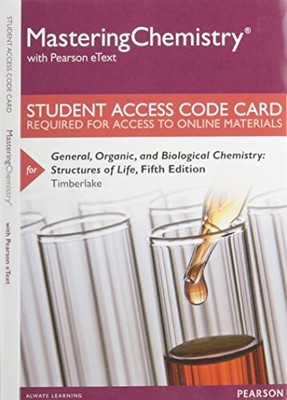 Mastering Chemistry with Pearson Et..., Timberlake, Kar