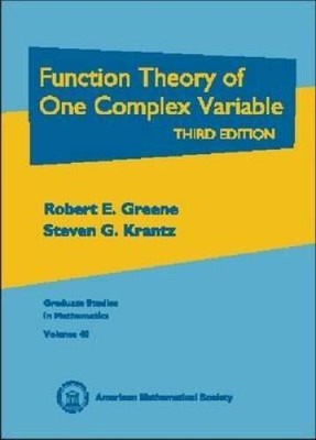 Function Theory of One Complex Variable: Third Edition (Graduate St - ACCEPTABLE