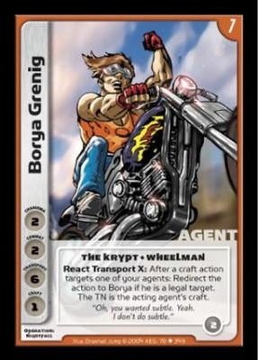 Borya Grenig - Operation: Nightfall - Spycraft CCG