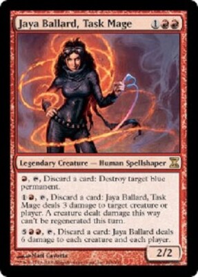 Jaya Ballard, Task Mage x1 NM  Magic the Gathering MTG Time Spiral, # 166