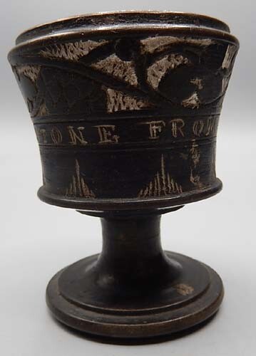 Little Vintage Toothpick Holder STONE FROM THE DEAD SEA