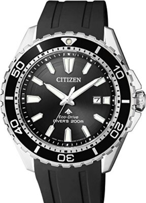 Pre-owned Citizen Promaster Eco-drive Bn0190-15e 200m Diver Men's Watch Marine Series