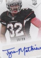 2013 Panini National Treasures Tyrann Mathieu #336