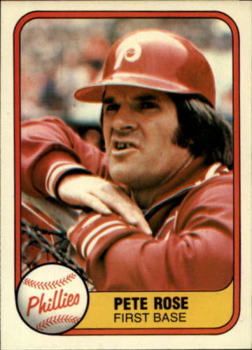 Pete Rose Baseball Trading Cards