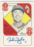 David Wright Autograph Baseball Trading Cards